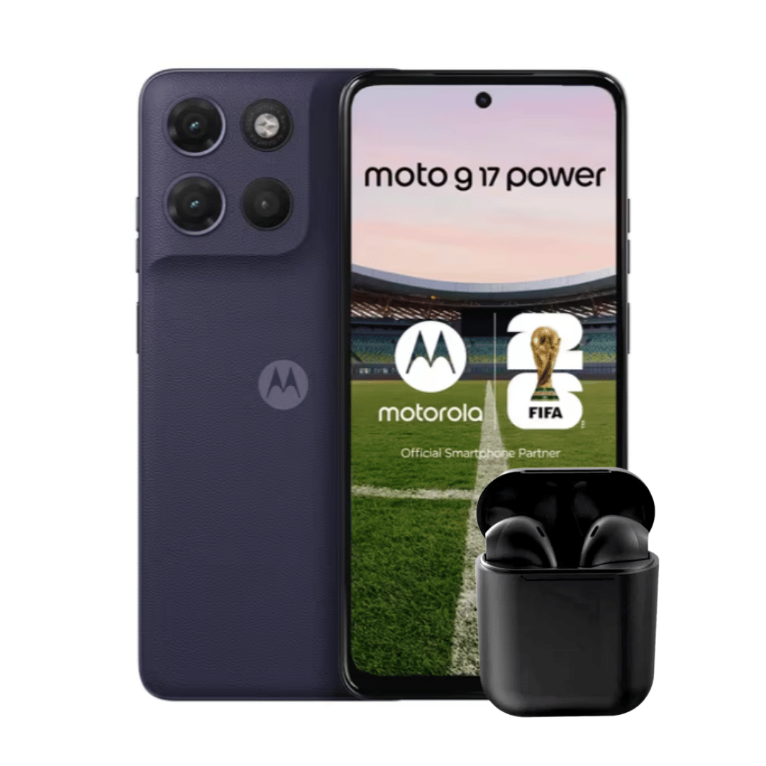 MOTO G17 POWER 256GB 4GB RAM + AUDÍFONOS INALÁMBRICOS INPODS