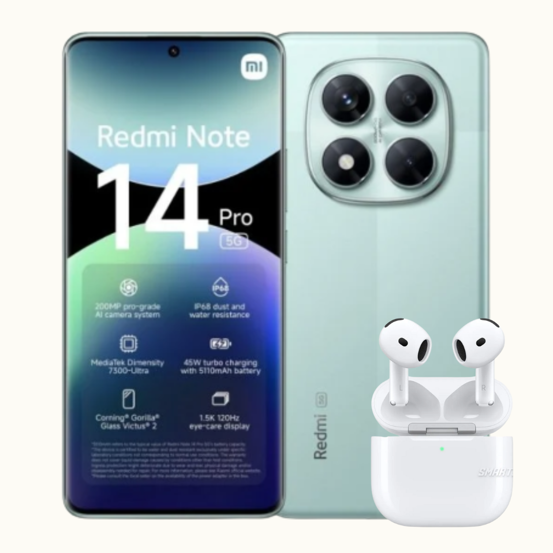 Xiaomi Redmi Note 14 Pro 5G 256 GB | 8 GB + Audífonos Inalámbricos