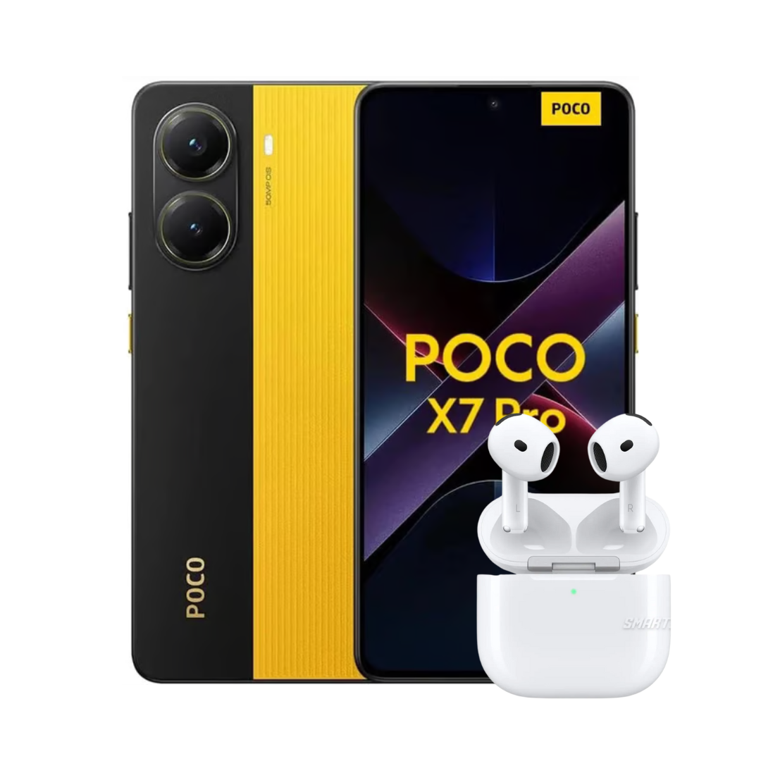 Xiaomi Poco X7 Pro 256GB | 8GB RAM + Audífonos Inalámbricos
