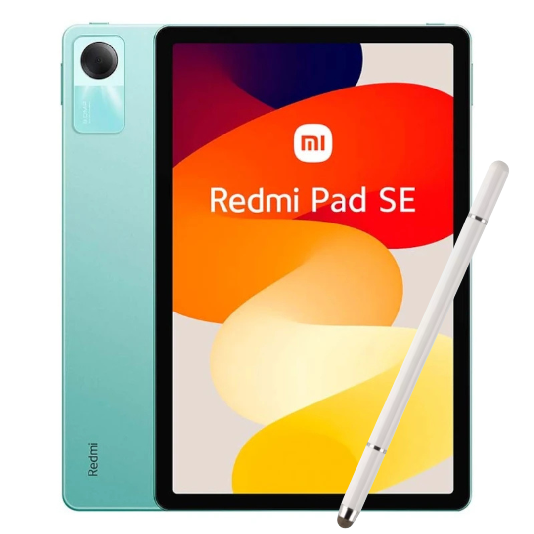 Tablet Xiaomi Redmi Pad SE 128GB Verde Menta + Lápiz Táctil