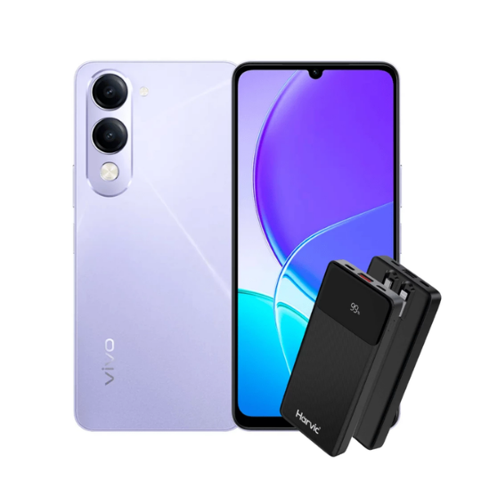 VIVO Y04 256GB | 4GB RAM + POWER BANK 10.00mAh HARVIC