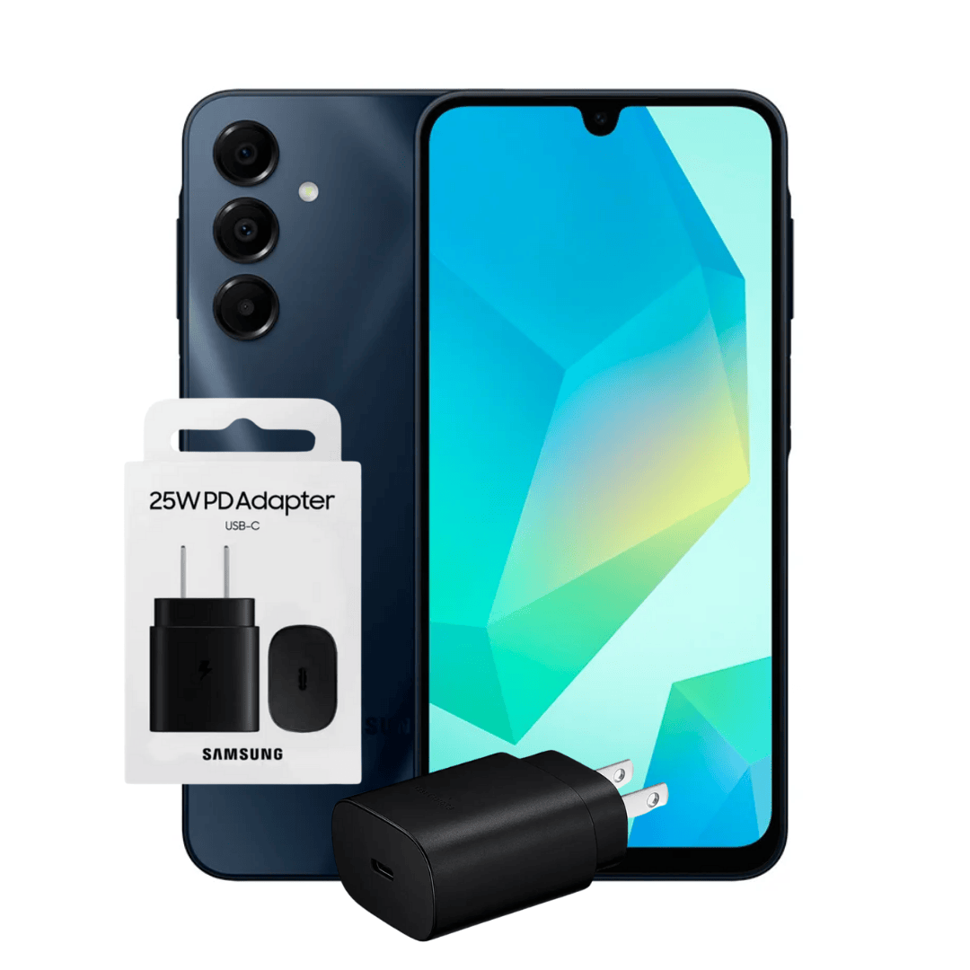 Samsung A16 256GB | 8GB Ram Negro + Adaptador Samsung Original 25W