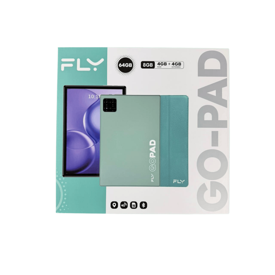 TABLET FLY GO PAD 64GB 4GB RAM + 4GB EXTEND VERDE