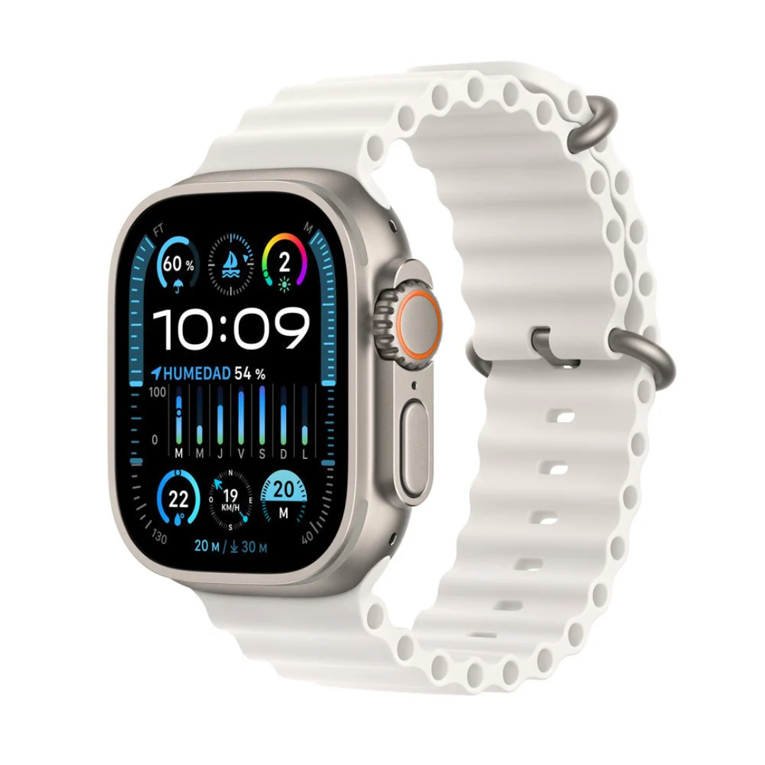 Apple Watch Ultra 2 Blanco | Caja de Titanio de 49 mm