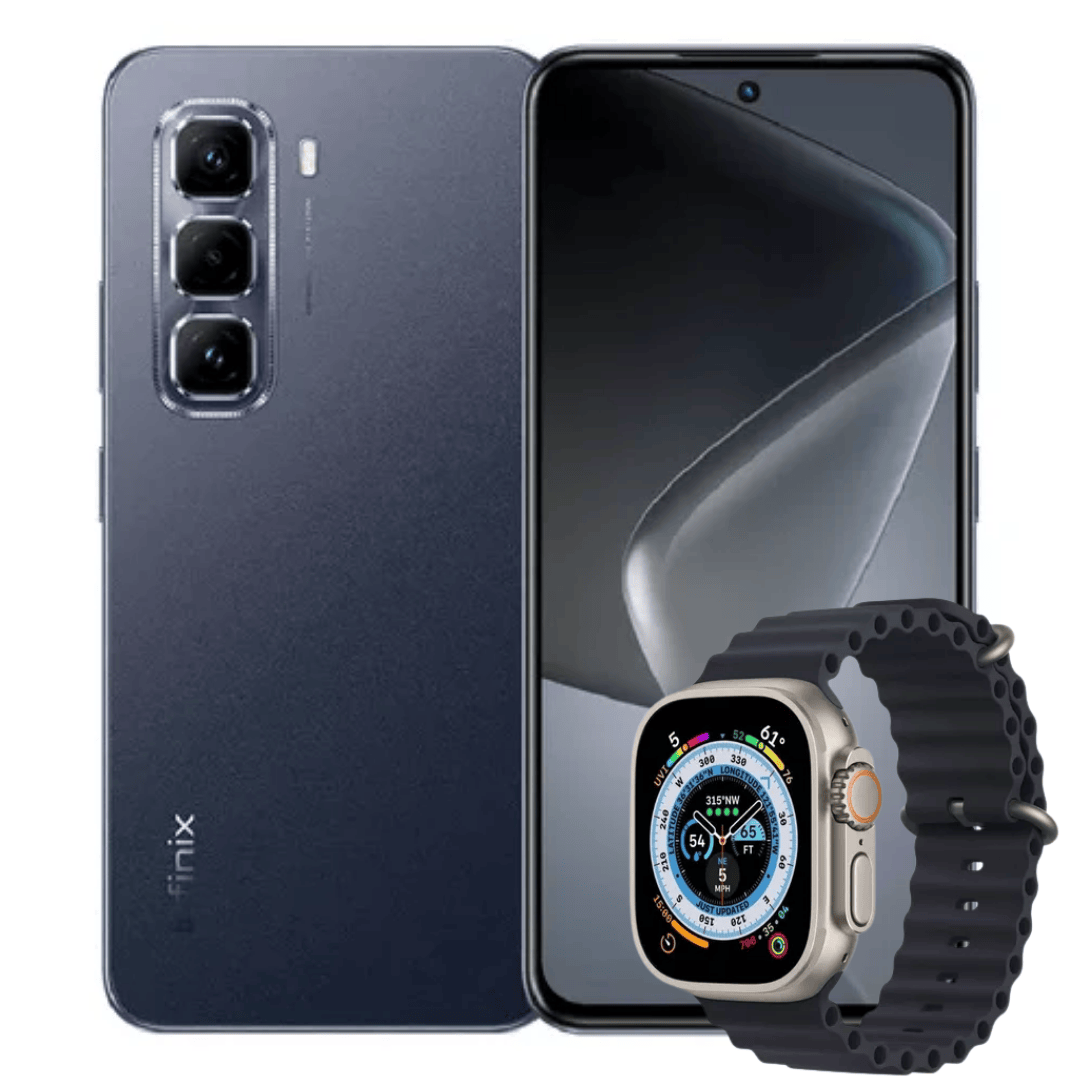 Infinix Hot 50 Pro Plus 256GB | 8GB RAM Negro + Reloj Smart Watch