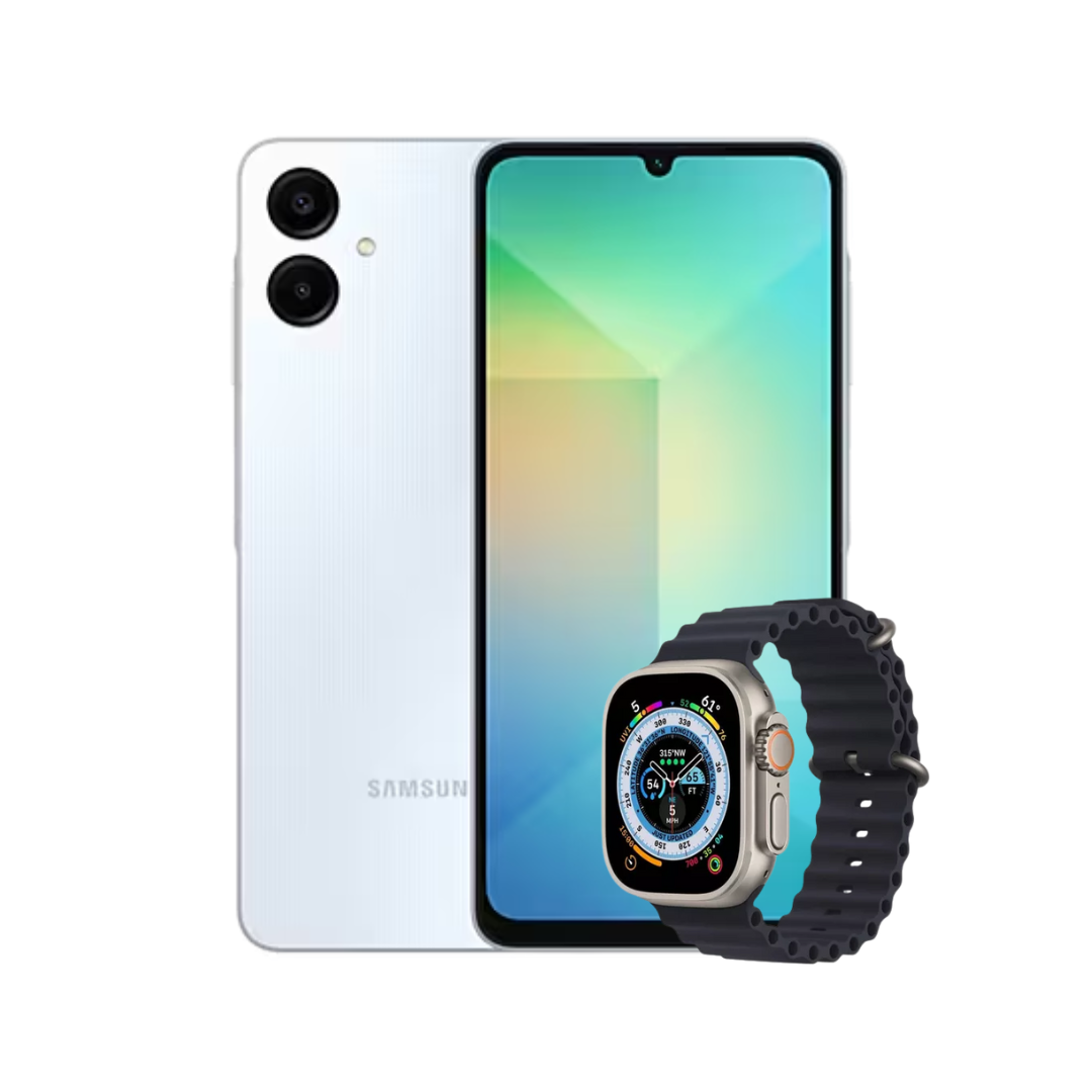 SAMSUNG GALAXY A06 128 GB + RELOJ SMART WATCH