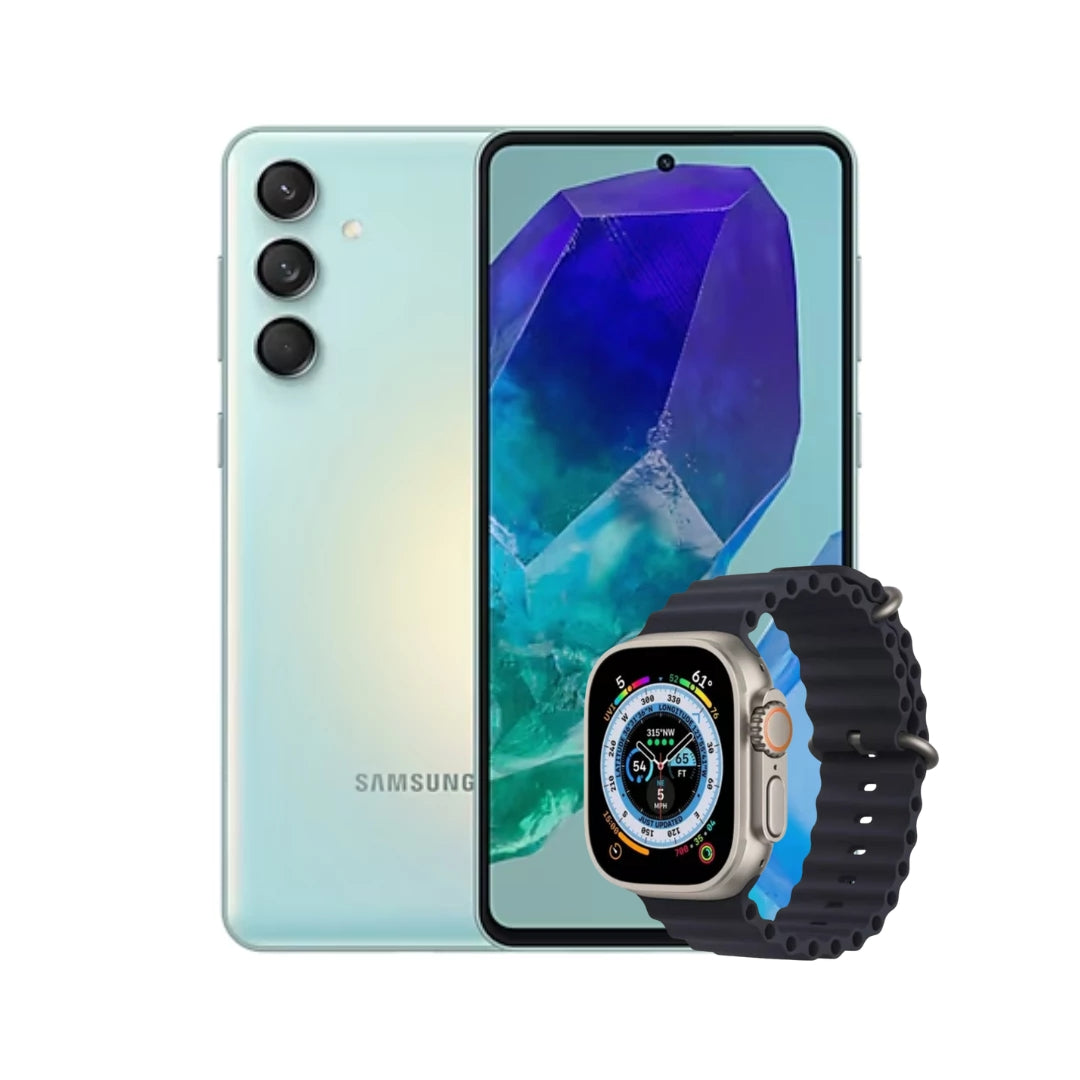 SAMSUNG GALAXY M55 5G 256GB + RELOJ SMART WATCH 1.1
