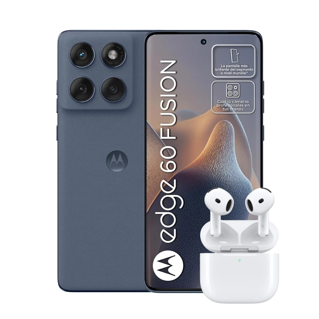 MOTO EDGE 60 FUSION 5G 256GB | 8GB + AUDÍFONOS INALÁMBRICOS 4