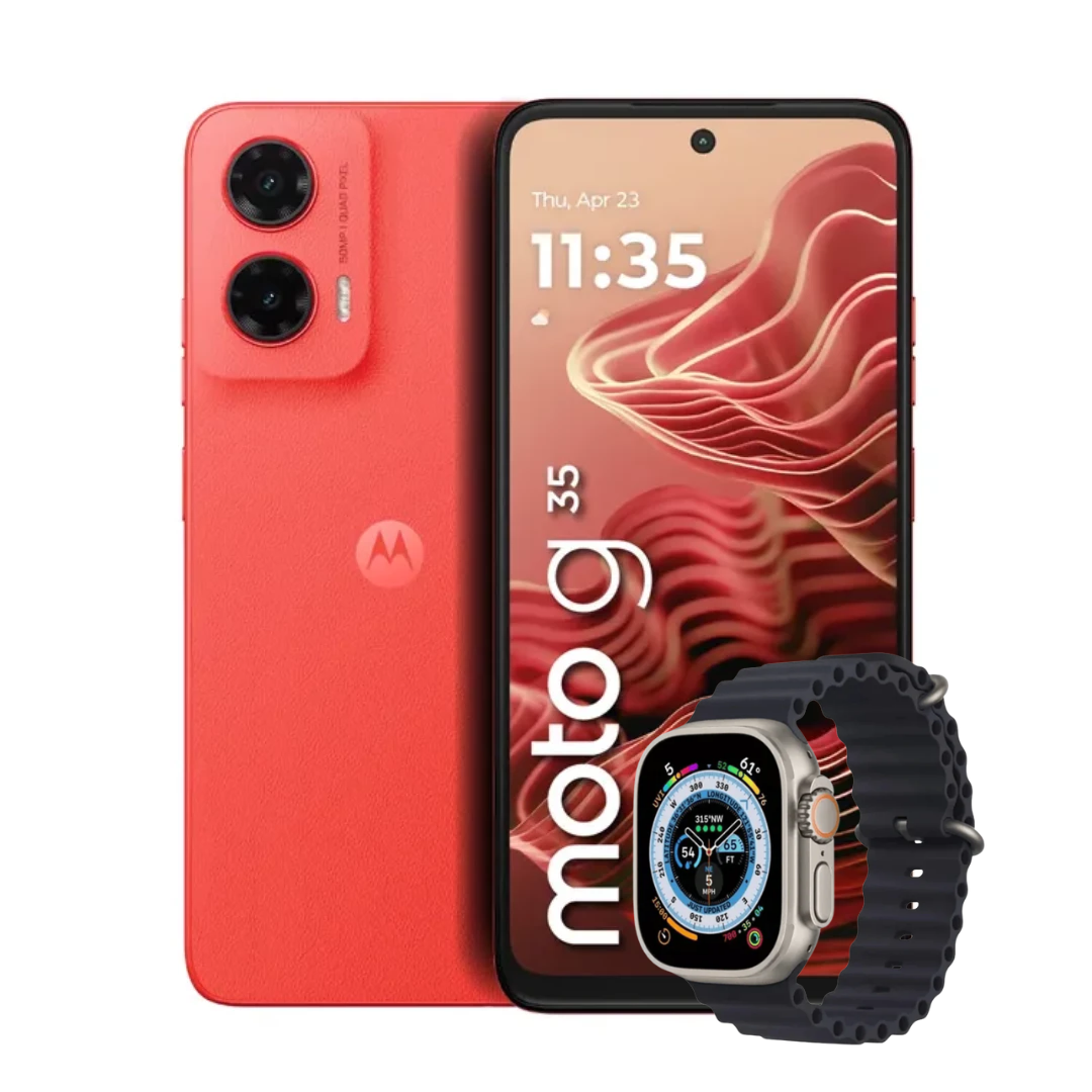 MOTO G35 256GB 4GB RAM + RELOJ SMART WATCH