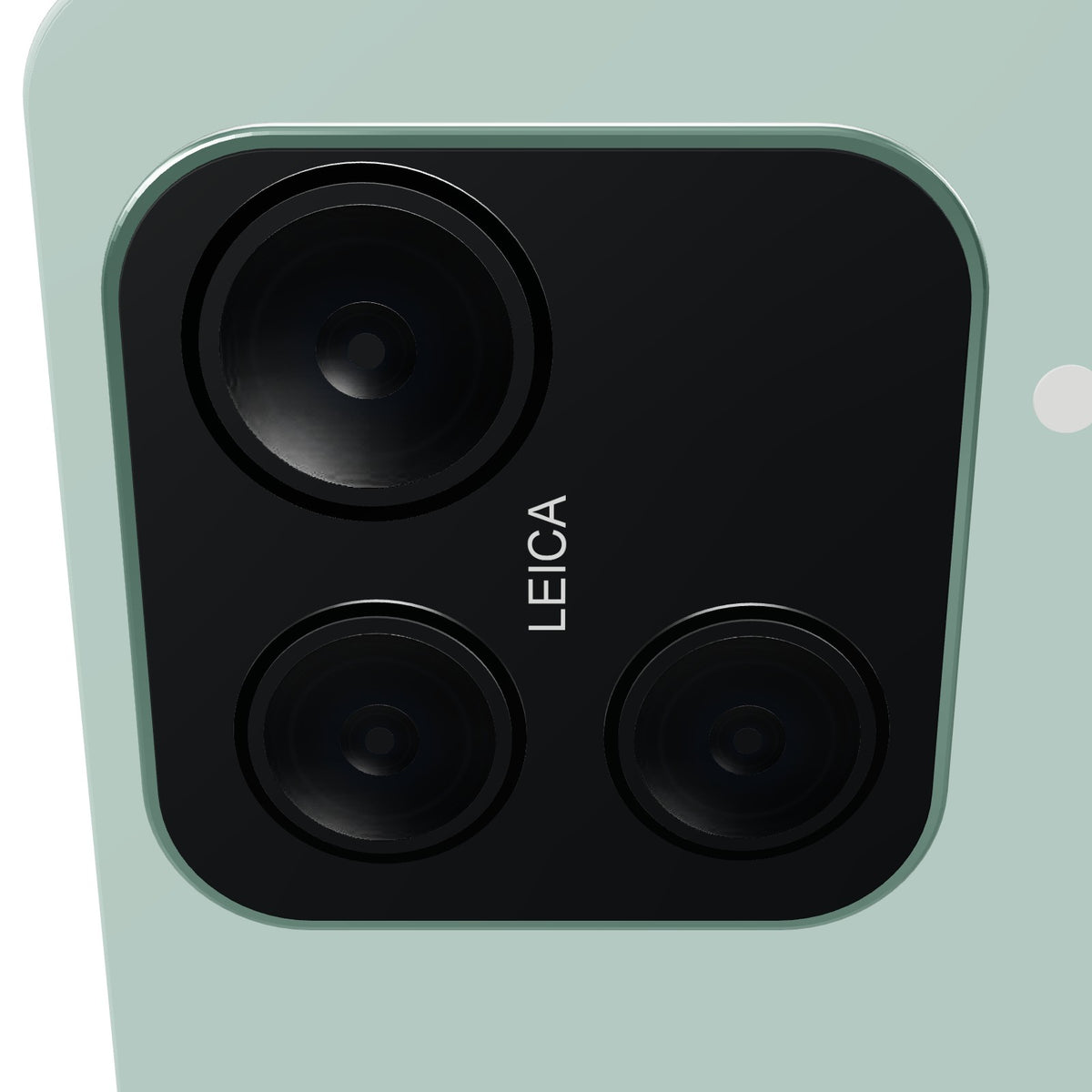 Xiaomi Mi 15 5G 512GB verde, primer plano de la isla de cámaras