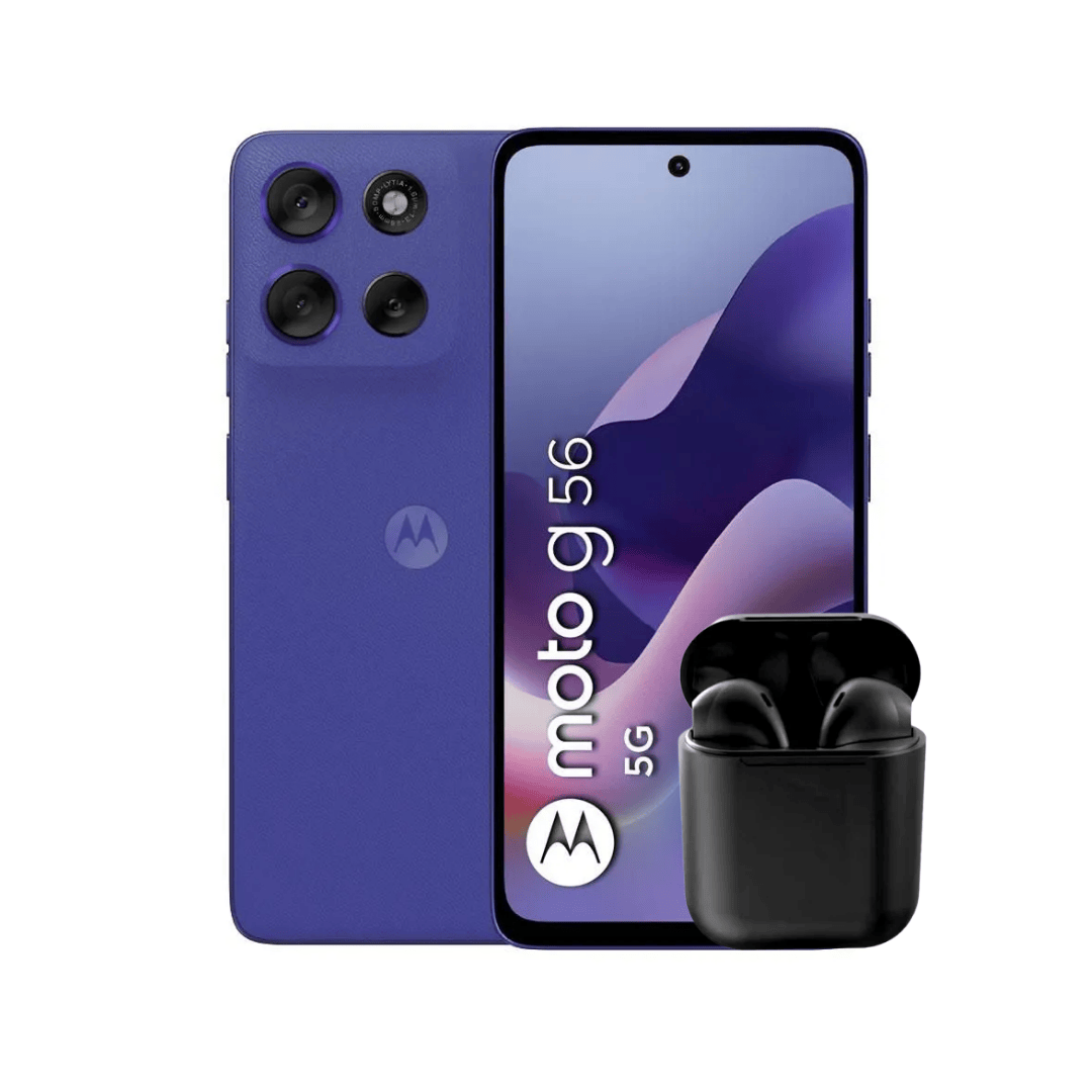 MOTO G56 256GB 8GB RAM + AUDÍFONOS INALÁMBRICOS INPODS