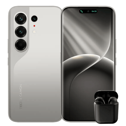 TECNO CAMON 50 PRO 256 GB | 8 GB RAM + 8 EXTENDIBLES |  + AUDÍFONOS INALÁMBRICOS INPODS
