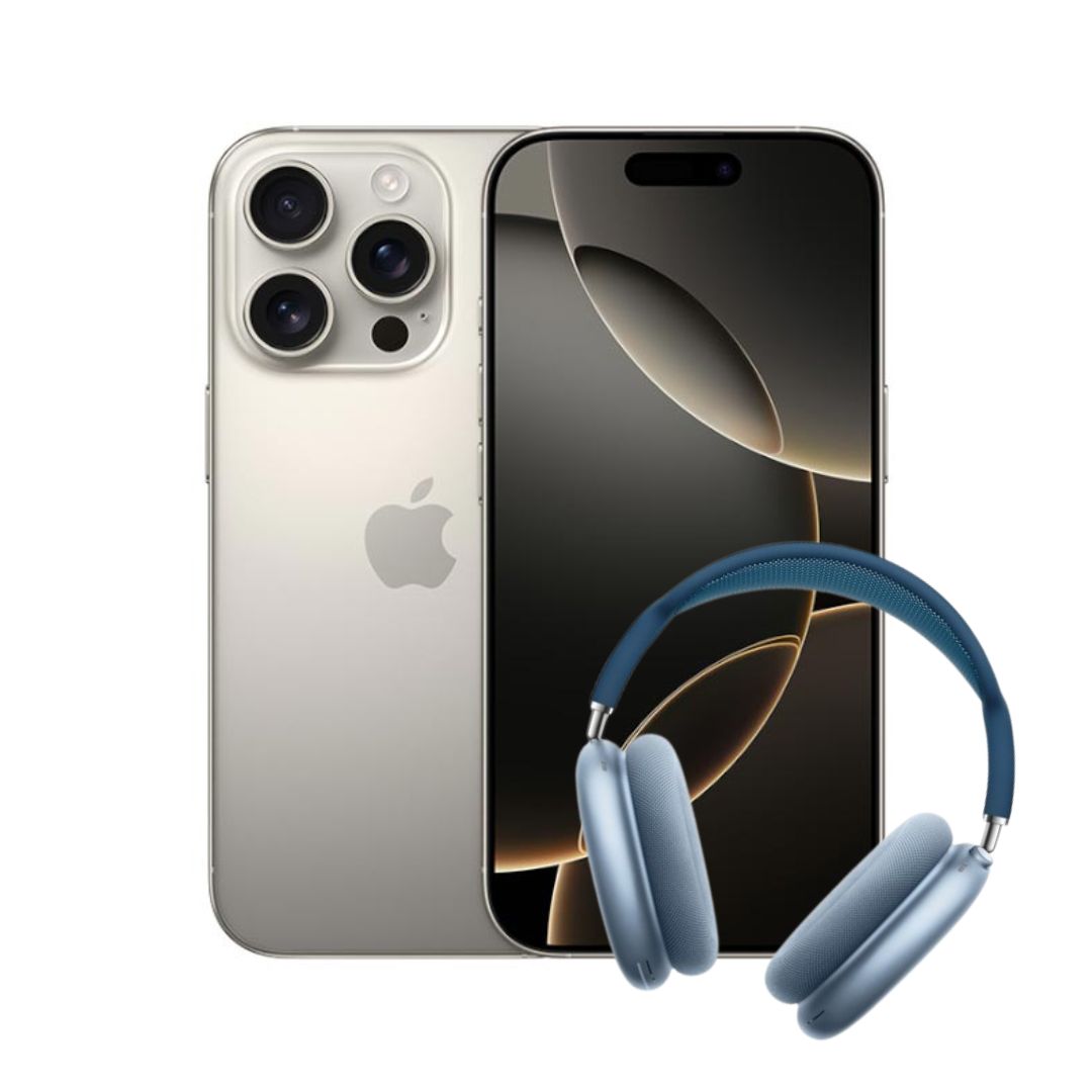 iPhone 16 Pro 128GB Titanio Natural + Airpods Max 1.1