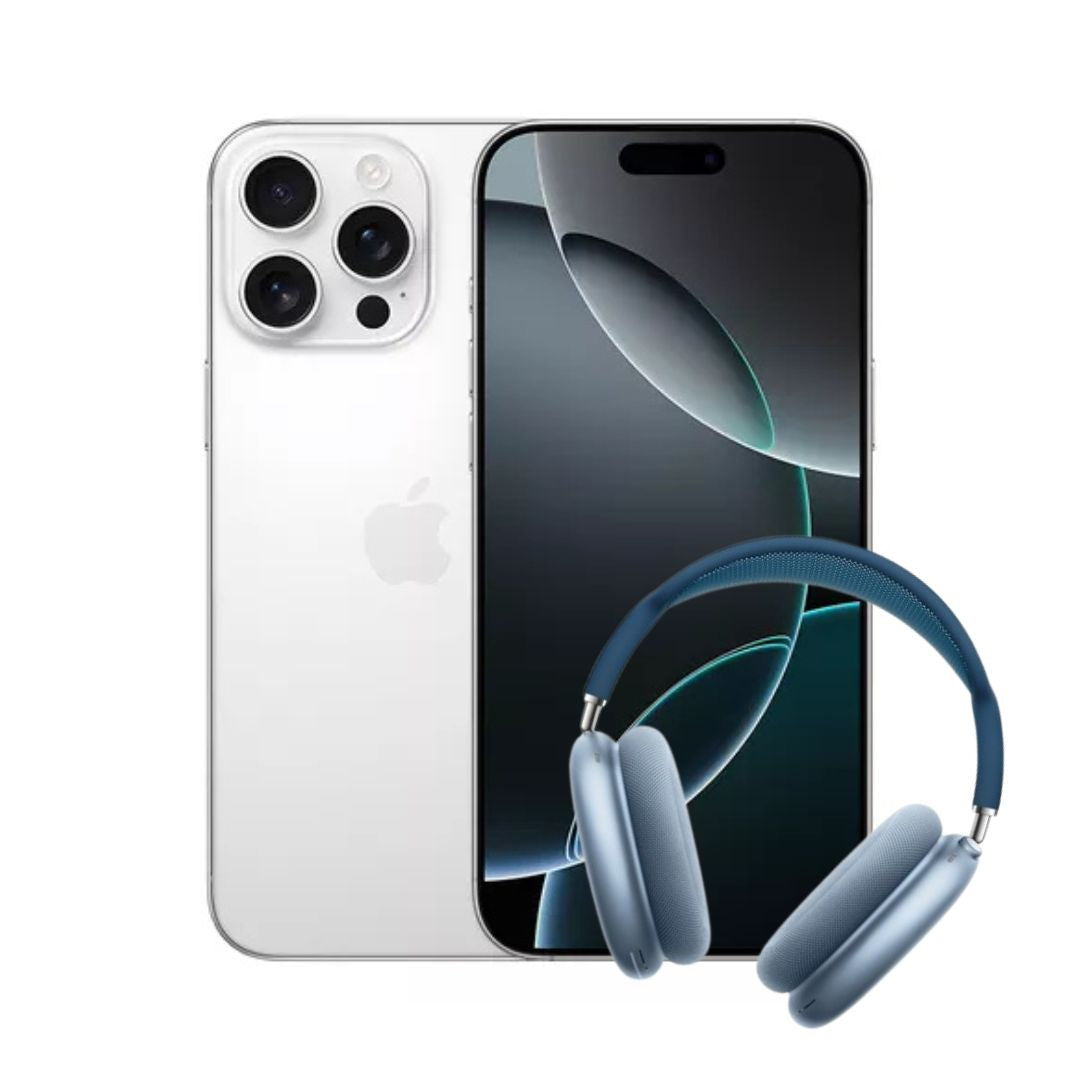 iPhone 16 Pro 128GB Titanio Blanco + Airpods Max 1.1