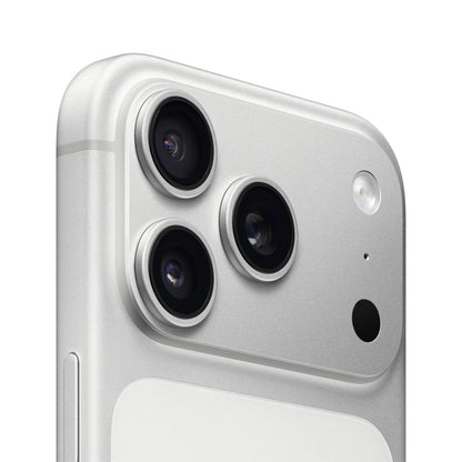 iPhone 17 Pro 256GB Plata, primer plano del módulo de cámaras en la esquina superior