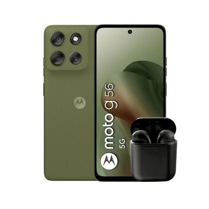 MOTO G56 256GB 8GB RAM + AUDÍFONOS INALÁMBRICOS INPODS
