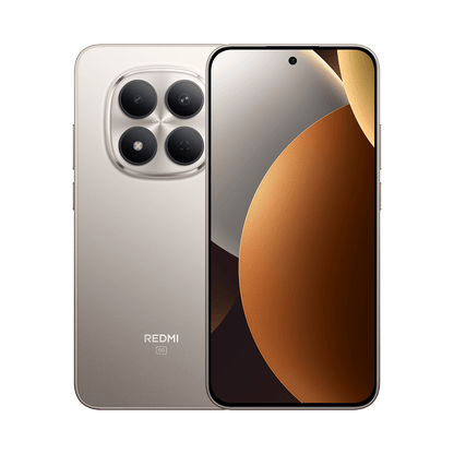 Xiaomi Redmi Note 15 Pro 5G 512GB titanio, vista trasera con cámaras y pantalla encendida