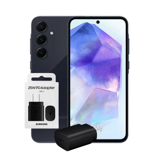 Samsung A55 256GB | 8GB Ram + Adaptador Samsung Negro