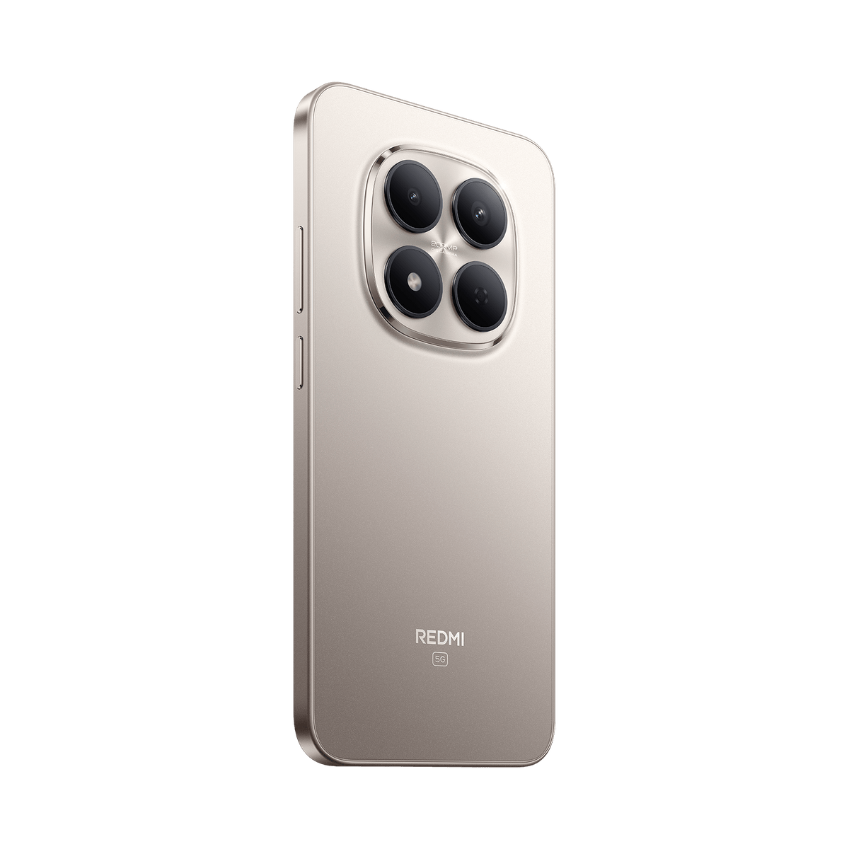 Xiaomi Redmi Note 15 Pro 5G 512GB titanio, vista en ángulo de tres cuartos