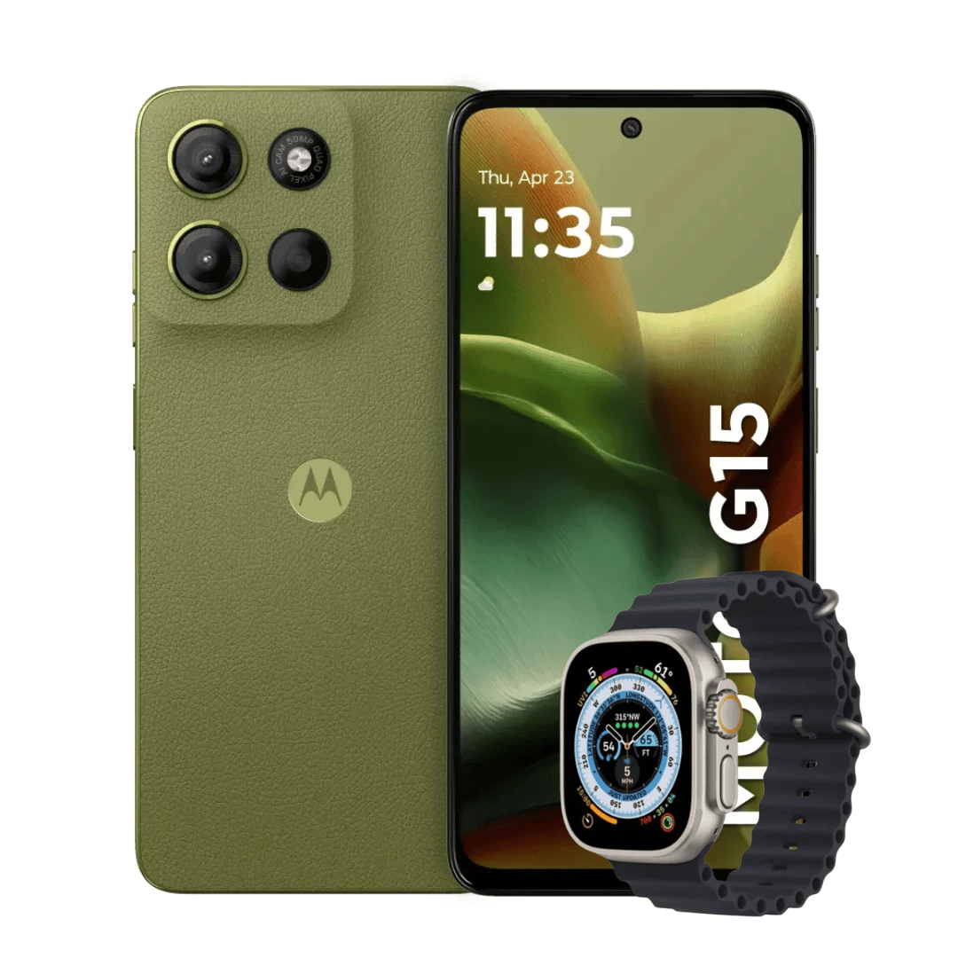 MOTOROLA G15 512GB 4GB RAM + RELOJ SMART WATCH