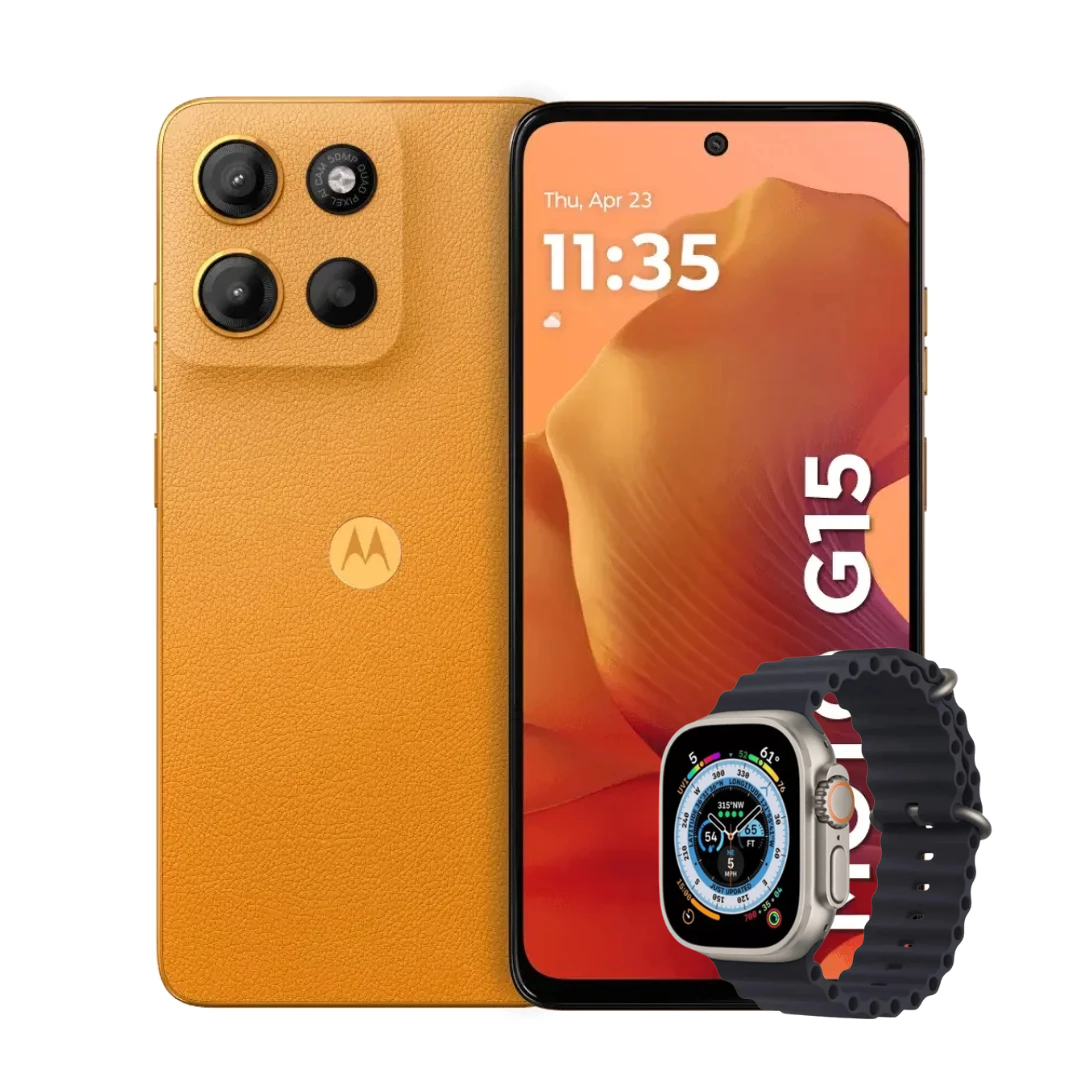 MOTOROLA G15 512GB 4GB RAM + RELOJ SMART WATCH