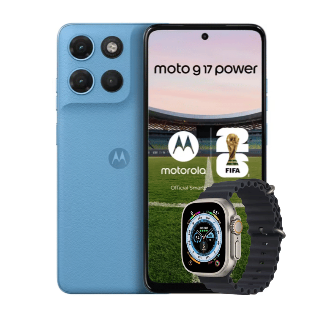 MOTO G17 POWER 256GB 4GB RAM + RELOJ SMART WATCH