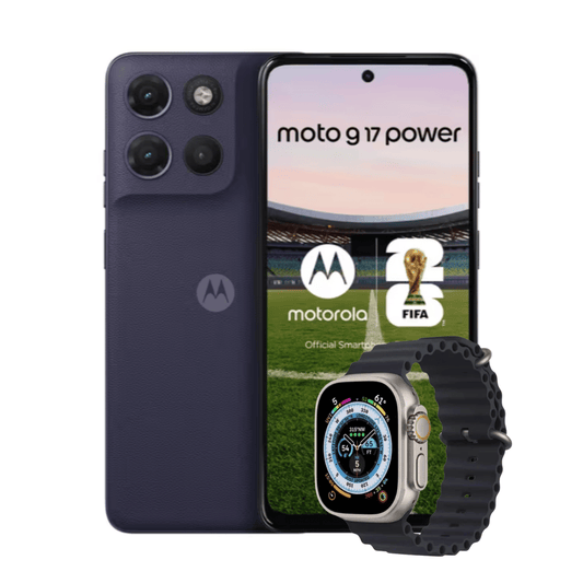 MOTO G17 POWER 256GB 4GB RAM + RELOJ SMART WATCH