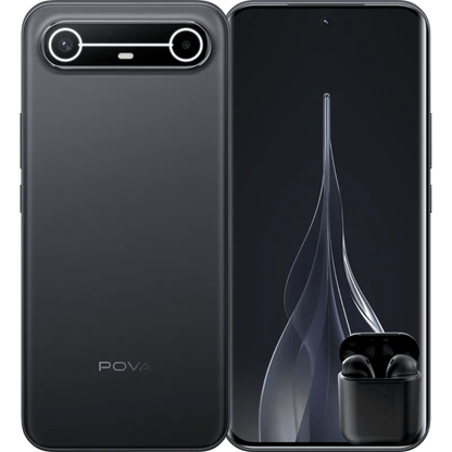 TECNO POVA SLIM 5G 256 GB | 8 GB RAM + 8 EXTENDIBLES |  + AUDÍFONOS INALÁMBRICOS INPODS
