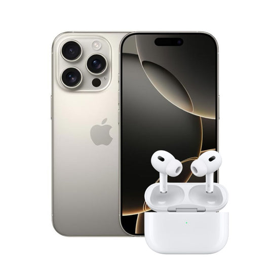 iPhone 16 Pro 256GB + Airpods Pro 2rd Generación 1.1 Titanio Natural