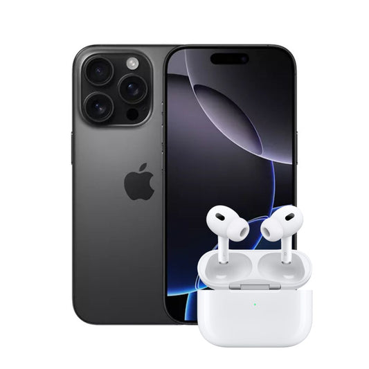 iPhone 16 Pro 256GB + Airpods Pro 2rd Generación 1.1 Titanio Negro