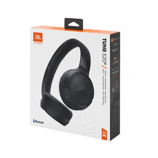 Audífonos Diadema Bluetooth JBL Tune 520BT Negro
