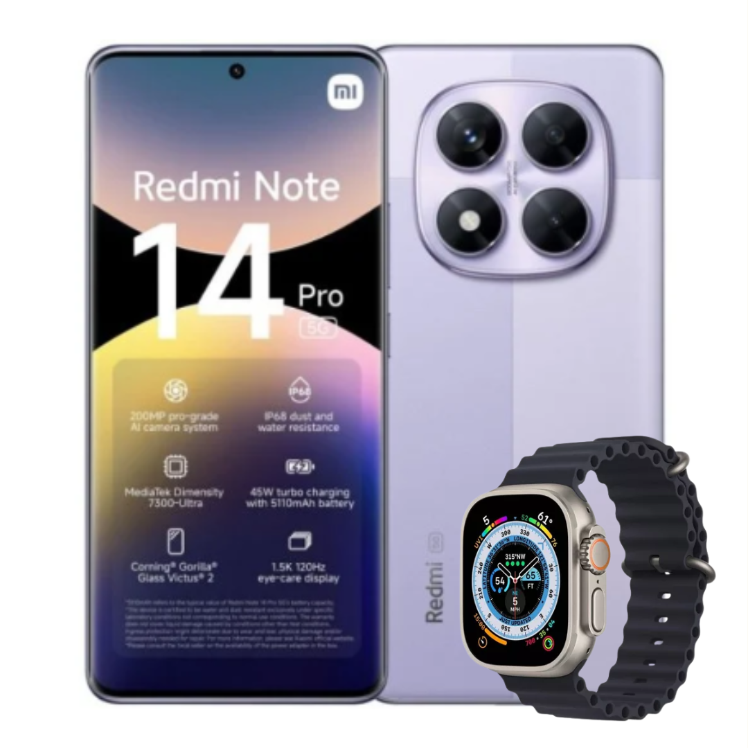 Xiaomi Redmi Note 14 Pro 5G 256 GB | 8 GB + Reloj Smart Watch