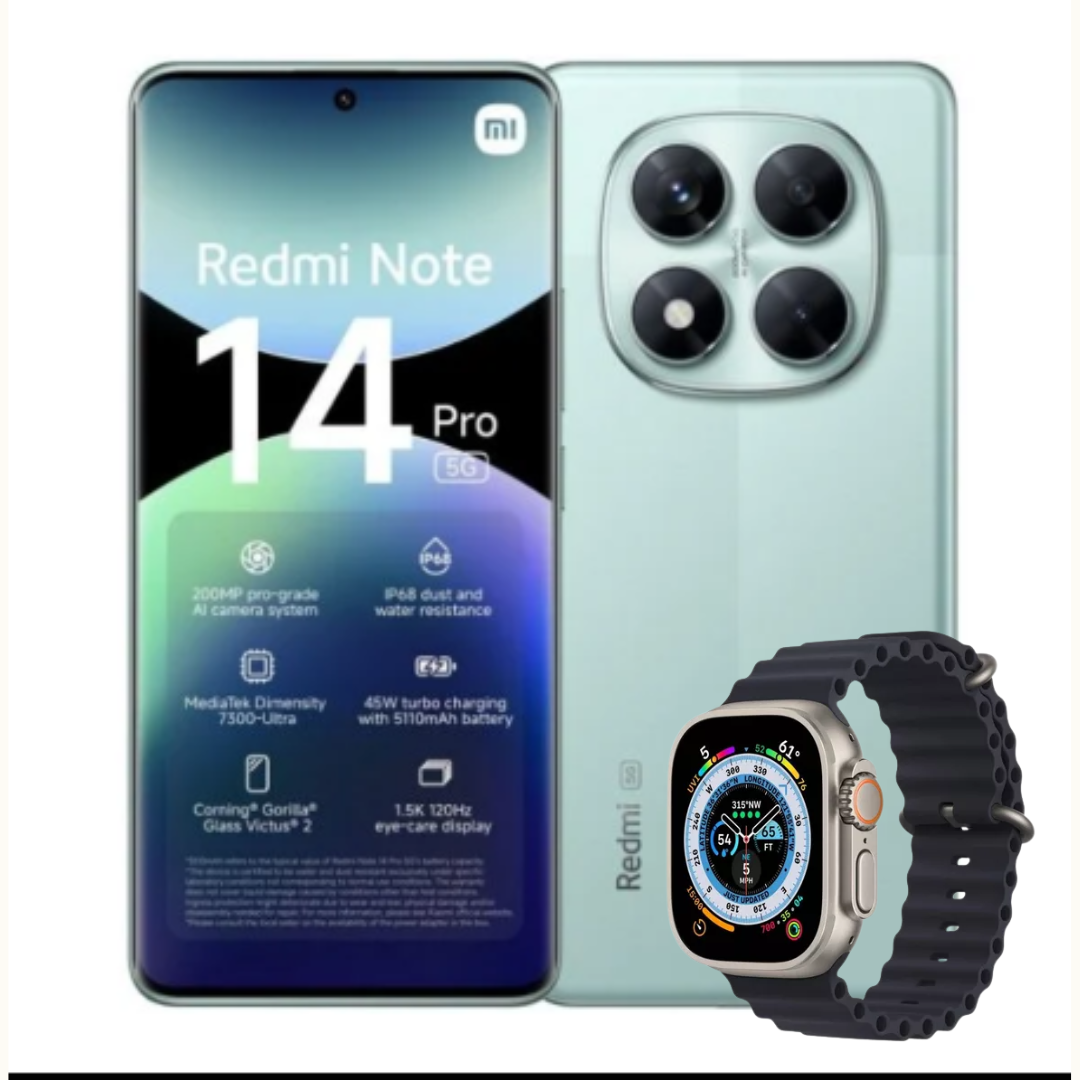 Xiaomi Redmi Note 14 Pro 5G 256 GB | 8 GB + Reloj Smart Watch