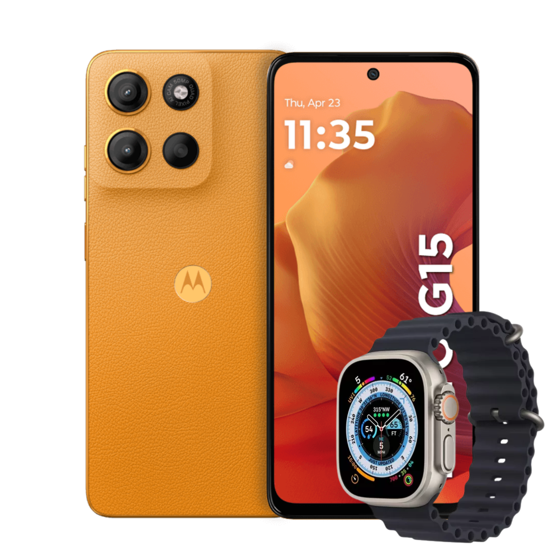 Motorola Moto G15 128GB | 4GB RAM + Reloj Smart Watch