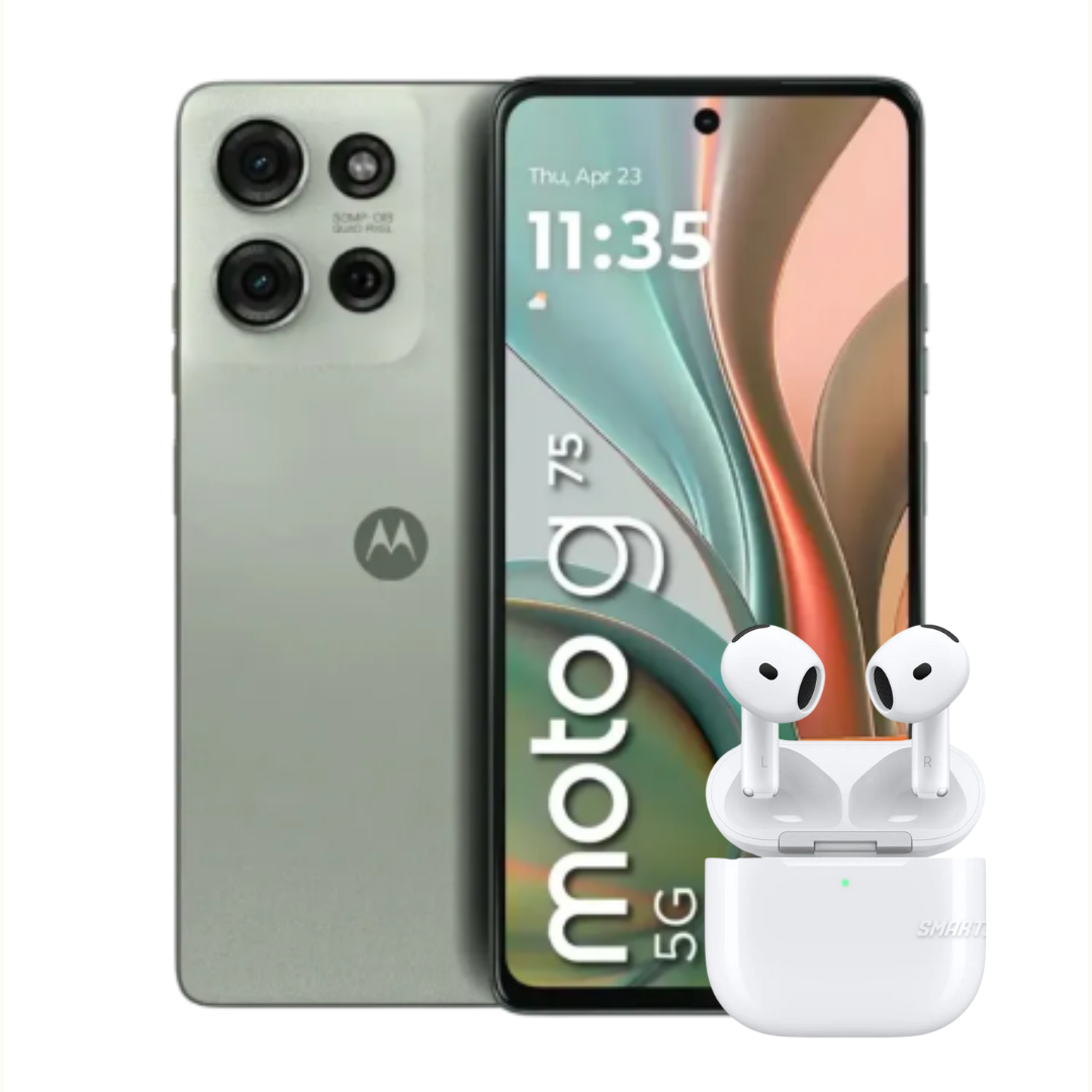 Celular Motorola Moto G75 256 GB | 8 GB Ram + AirPods 4ta Gen 1.1