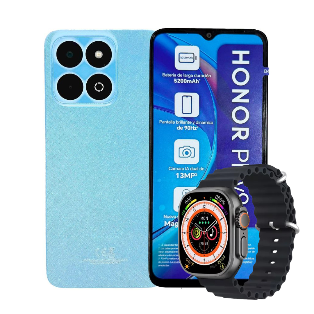 Honor Play 9A 256GB | 4GB Ram + Reloj Smart Watch Azul Hielo