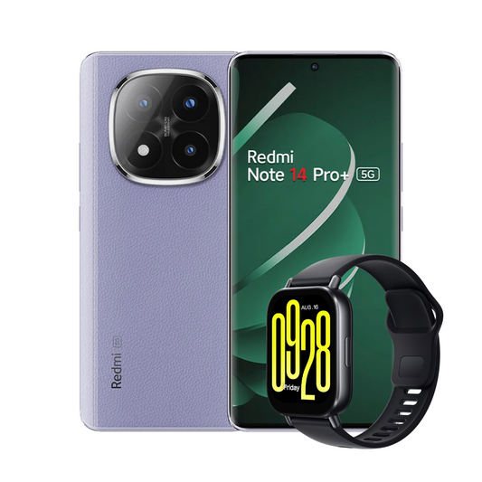 Xiaomi Redmi Note 14 Pro Plus 512 GB | 12 GB RAM + Xiaomi Smart Watch 5 Active Violeta Lavanda