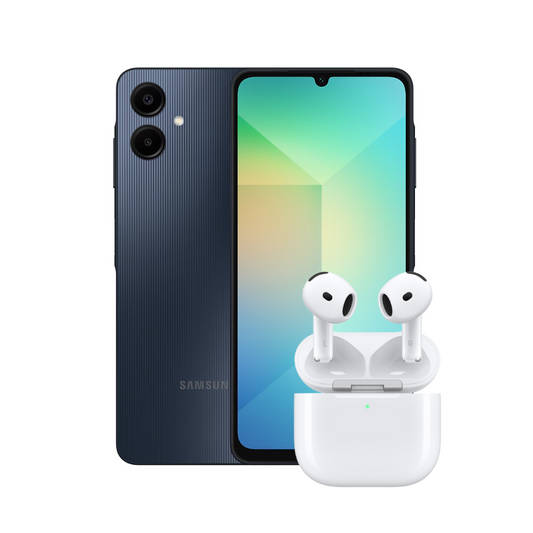 SAMSUNG GALAXY A06 128 GB + AUDÍFONOS INALÁMBRICOS