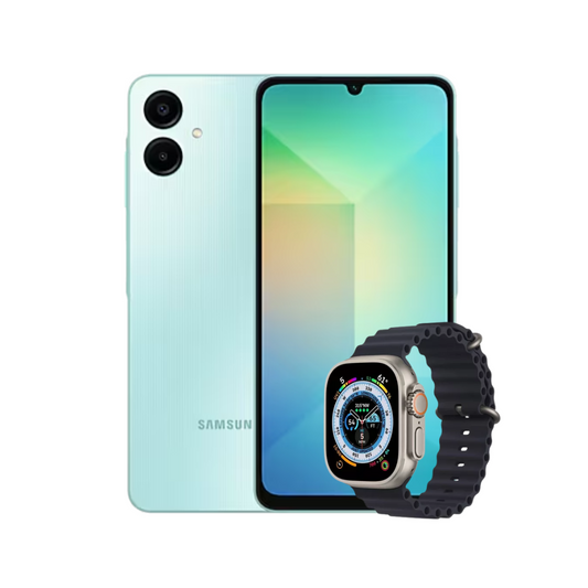 SAMSUNG GALAXY A06 128 GB + RELOJ SMART WATCH