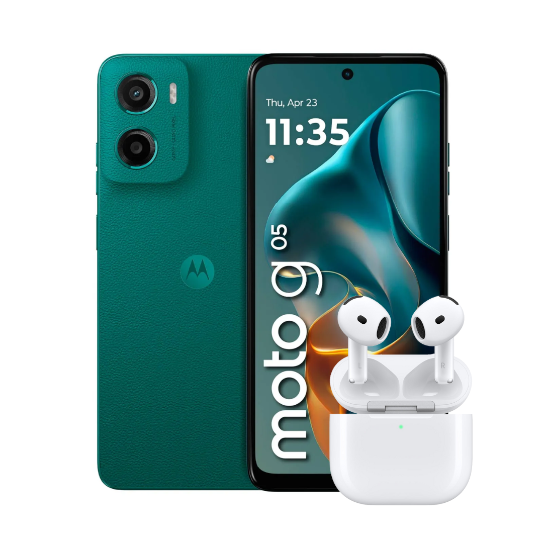 MOTO G05 128GB | 4GB RAM + AUDÍFONOS INALÁMBRICOS