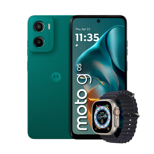 MOTO G05 128GB | 4GB RAM + RELOJ SMART WATCH