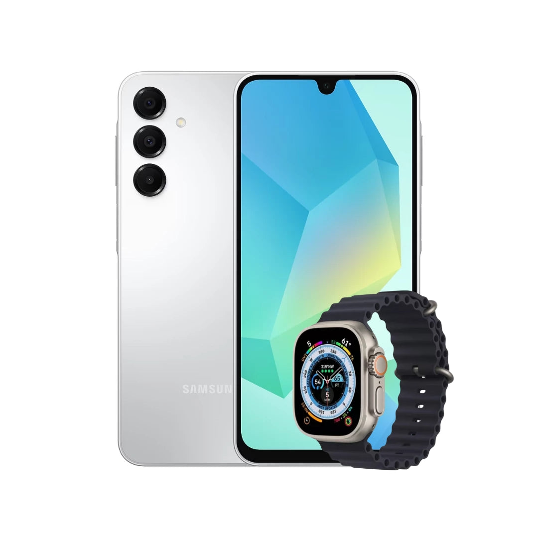 SAMSUNG A16 128GB | 4GB RAM + RELOJ SMART WATCH 1.1