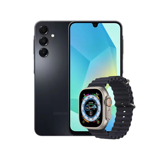 SAMSUNG A16 128GB | 4GB RAM + RELOJ SMART WATCH 1.1