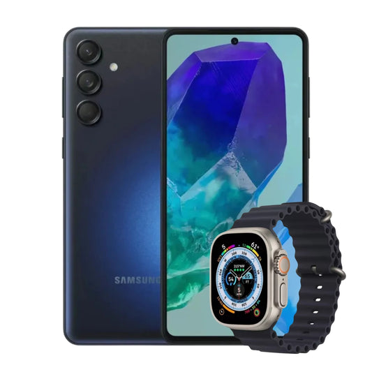 SAMSUNG GALAXY M55 5G 256GB + RELOJ SMART WATCH 1.1