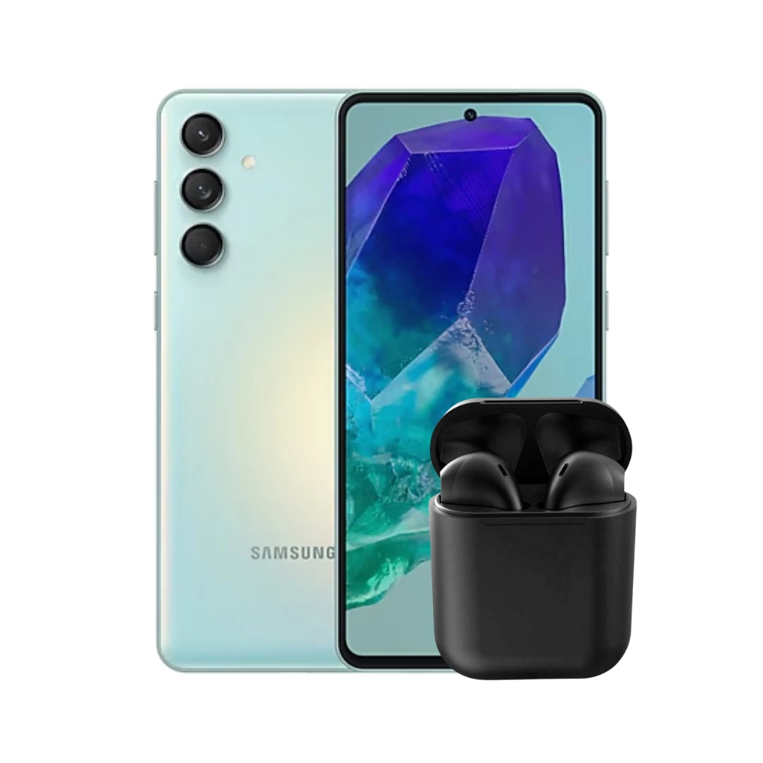 SAMSUNG GALAXY M55 5G 256GB + AUDÍFONOS INALÁMBRICOS INPODS