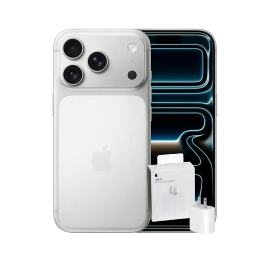 IPHONE 17 PRO 256GB BLANCO + ADAPTADOR ORIGINAL 2OW