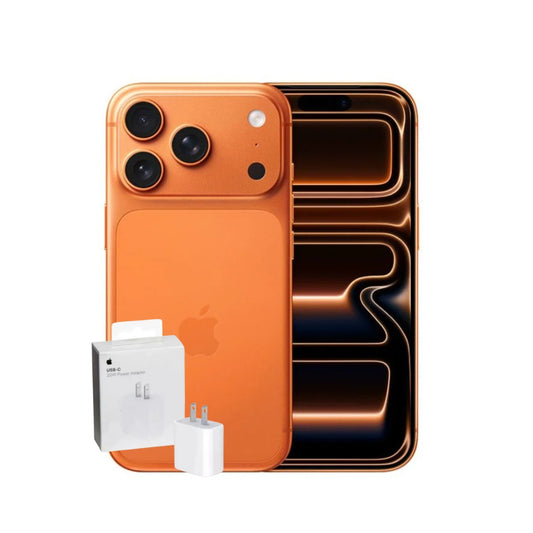 IPHONE 17 PRO 256GB NARANJA + ADAPTADOR ORIGINAL 2OW