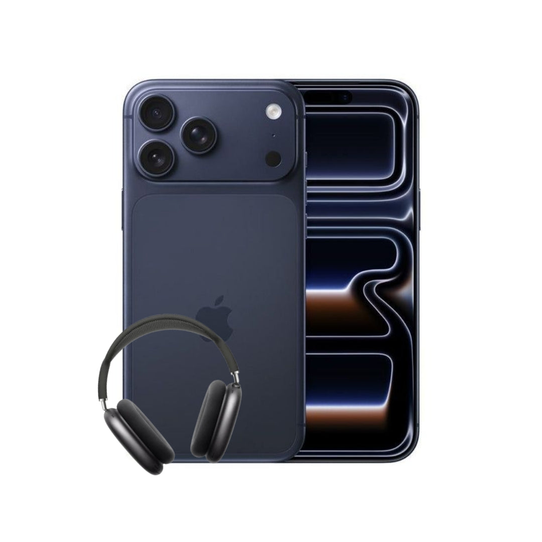 IPHONE 17 PRO MAX 256GB AZUL + DIADEMAS INALÁMBRICAS
