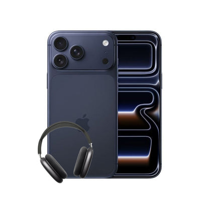 IPHONE 17 PRO MAX 256GB AZUL + DIADEMAS INALÁMBRICAS