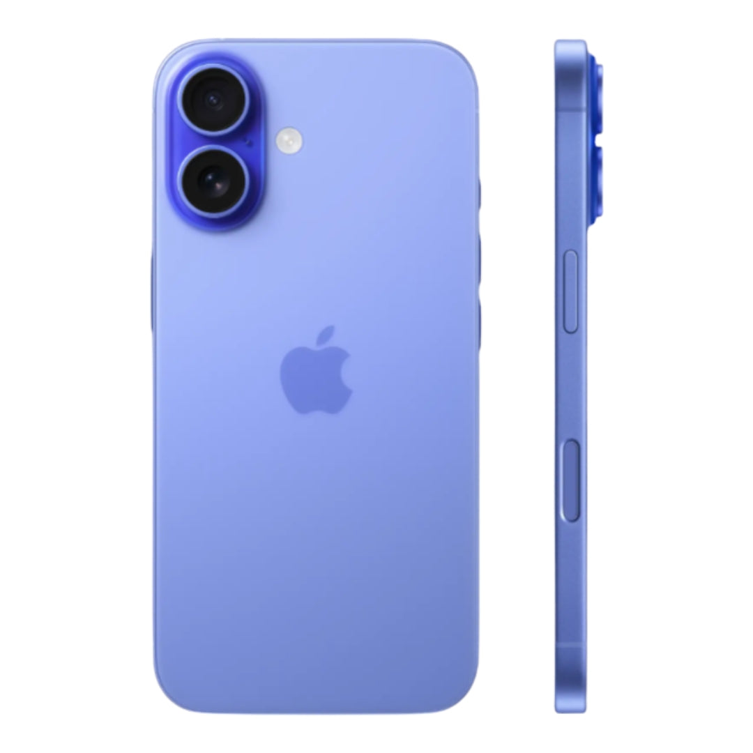 IPHONE 16 128 GB AZUL +  ADAPTADOR ORIGINAL 20W